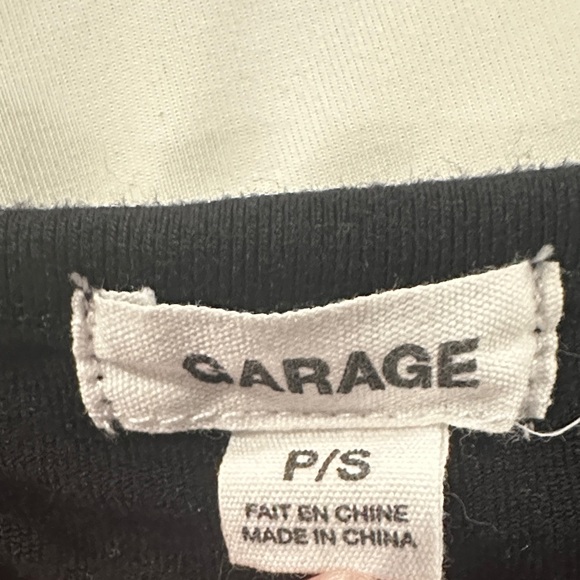 Garage Gabriella V-Neck Tee - Black - Picture 2 of 5